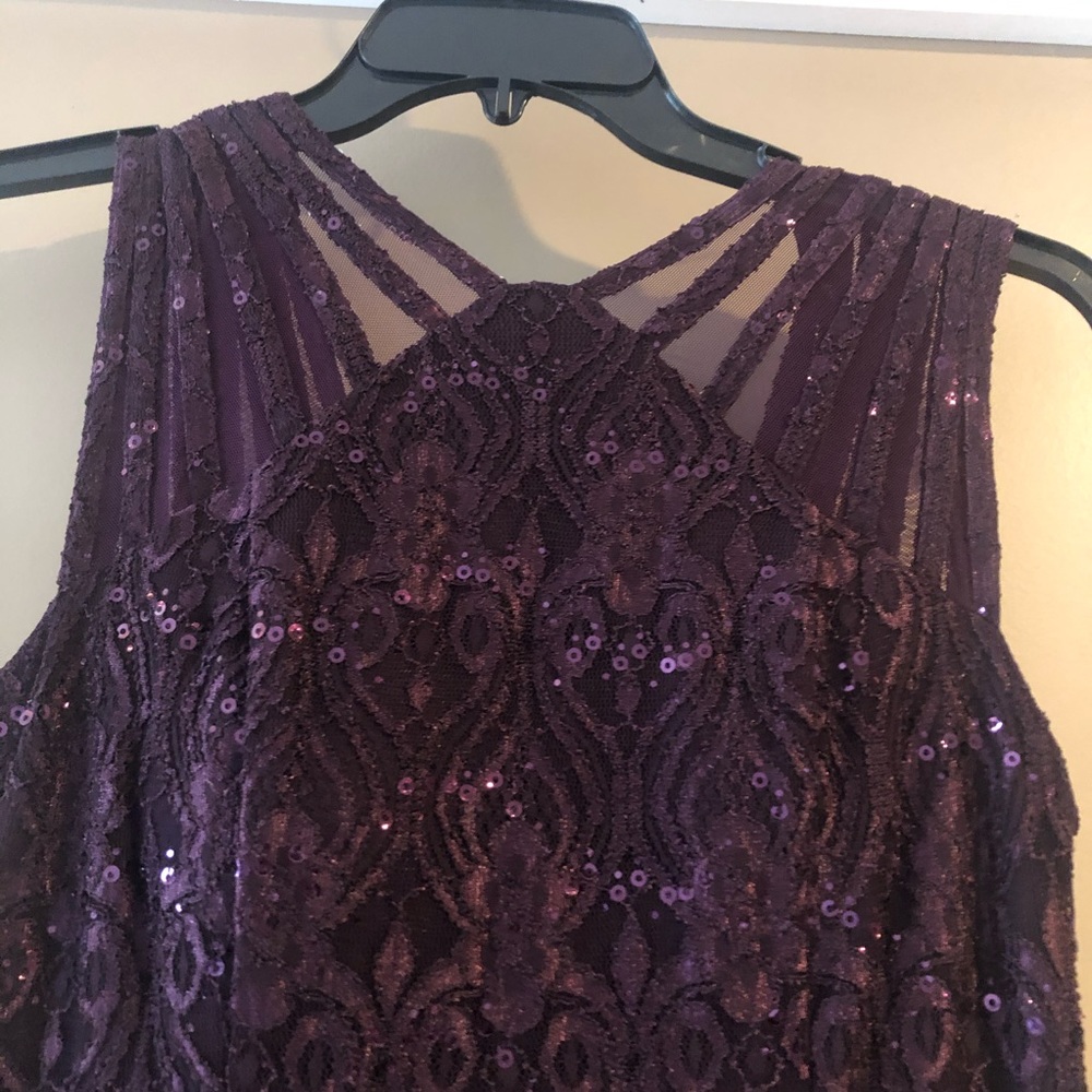 Dark purple R & M Richards dress